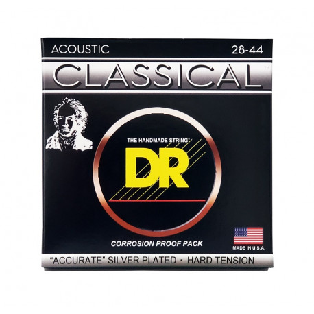 DR Strings CLASSICAL NYLON Hard Tension