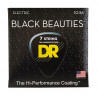 DR Strings BLACK BEAUTIES Electric - Medium 7-String (10-56)