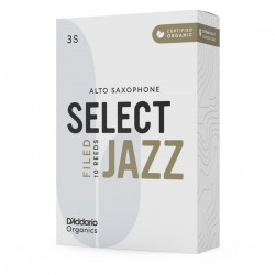 D'ADDARIO Organic Select Jazz - Alto Sax Filed 3S - 10 Pack