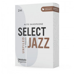 D'ADDARIO Organic Select Jazz - Alto Sax Unfiled 2M - 10 Pack