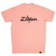 ZILDJIAN CLASSIC LOGO PINK T-SHIRT MEDIUM