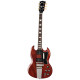 GIBSON SG STANDARD '61 FADED MAESTRO VIBROLA VINTAGE CHERRY