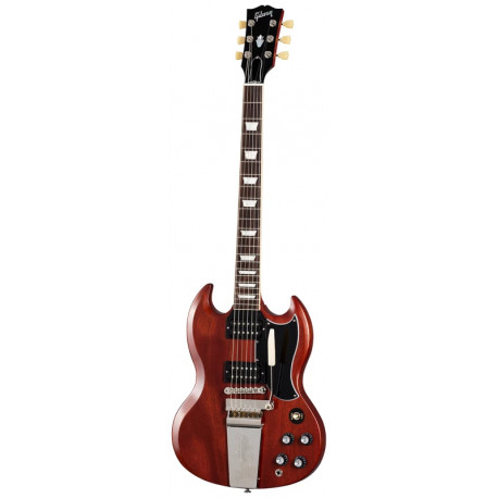 GIBSON SG STANDARD '61 FADED MAESTRO VIBROLA VINTAGE CHERRY