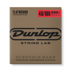 Dunlop DBFS45105M MD Scale Flatwound Stainless Steel