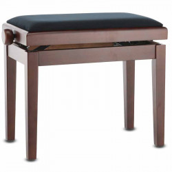 GEWA Piano Bench Deluxe Walnut Dark Matt (130.110)