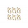 GRAPH TECH PRT-952-217-G0 Premium Plates For F Style Screw Hole - Gold