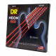 DR Strings NEON Red Bass - Medium 5 String (45-125)