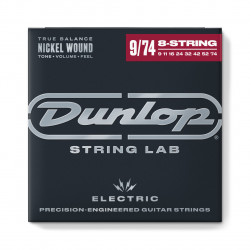 DUNLOP DEN09748 NICKEL WOUND ELECTRIC GUITAR STRINGS 09-74 | 8-STRING