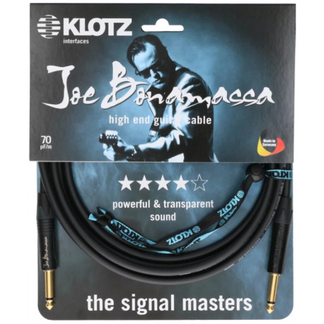 KLOTZ JOE BONAMASSA GUITAR CABLE 6M