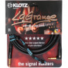 KLOTZ LA-GRANGE INSTRUMENT CABEL ANGLED BLACK 3M