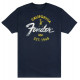 FENDER T-SHIRT BAJA BLUE M