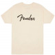 FENDER T-SHIRT SPAGHETTI LOGO OLYMPIC WHITE M