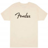 FENDER T-SHIRT SPAGHETTI LOGO OLYMPIC WHITE M