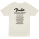 FENDER T-SHIRT WORLD TOUR VINTAGE WHITE XL