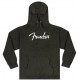 FENDER HOODIE SPAGHETTI LOGO GRAY HEATHER M