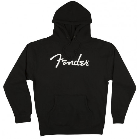 FENDER HOODIE SPAGHETTI LOGO BLACK L