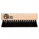 Audio Anatomy Oak Wood Brush Natura With Antistatic Goat And Nylon Fiber - Deluxe Dry & Wet Cleaning