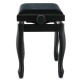 GEWA Piano Bench Deluxe Classic Black Matt (130.320)