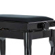 GEWA Piano Bench Deluxe Classic Black Gloss (130.330)