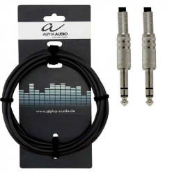GEWA Alpha Audio Basic Line Stereo Jack 6,3 мм/Stereo Jack 6,3 мм 6м
