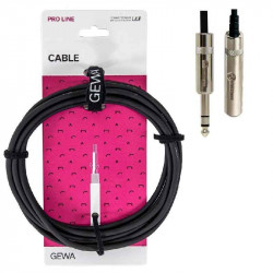 GEWA Alpha Audio Pro Line Stereo Jack 6,3 мм 3м