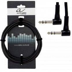 GEWA Alpha Audio Basic Line Stereo Angled Jack 6,3 мм/Stereo Jack 6,3 мм 0,6 м, 6 шт