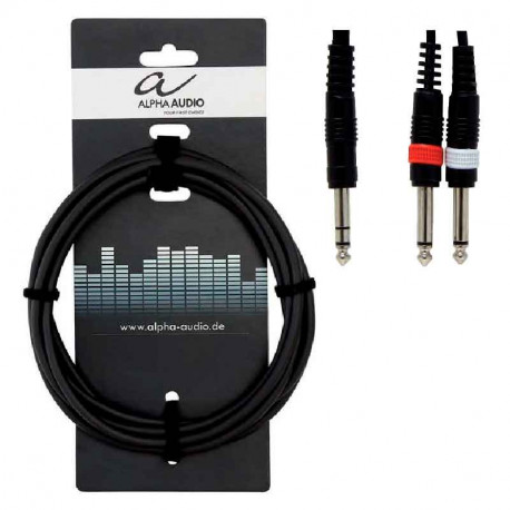 GEWA Alpha Audio Basic Line Stereo Jack 6,3 мм/2x Mono Jack 6,3 мм 6м 