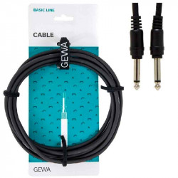GEWA Alpha Audio Basic Line Mono Jack 6,3 мм/Mono Jack 6,3 мм 0,3м