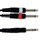 GEWA Alpha Audio Basic Line Stereo Jack 6,3 мм/2x Mono Jack 6,3 мм 1,5м