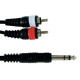 GEWA Alpha Audio Basic Line Stereo Jack 6,3 мм/2x RCA 1,5м