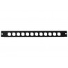 OMNITRONIC Front Panel Z-19 12x XLR (D-type) 1U