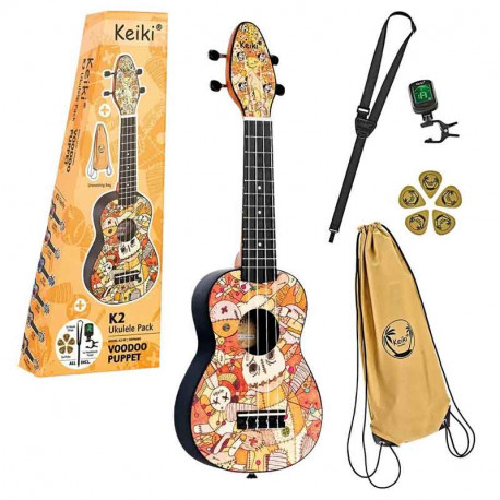 Ortega Keiki Pack K2-VP Soprano Voodoo Puppet