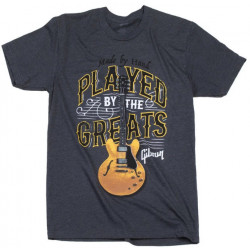 GIBSON AT PLAYED BY THE GREATS T-SHIRT (CHARCOAL) M