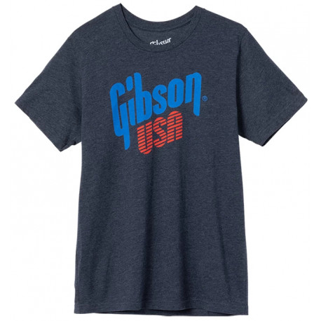 GIBSON AT T-SHIRT USA LOGO, M