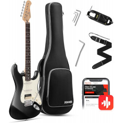 DONNER MUSIC DST-400 ELECTRIC GUITAR BLACK