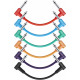 Donner Music Donner Music 6 Inch Guitar Patch Cable Colored cable 6-Pack