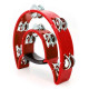 Maxtone 818 Dual Power Tambourine (Red)