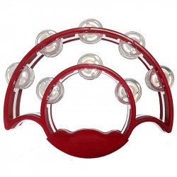 ﻿﻿Maxtone 717 Tambourine (Red)