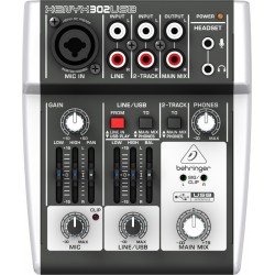 BEHRINGER XENYX 302USB - микшерный пульт