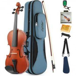 DONNER MUSIC EASTAR EVA-1 4/4 NATURAL VIOLIN SET+DT-1 TUNE  EB 004+EB 005