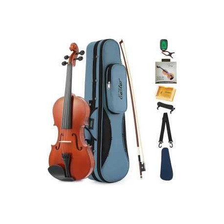 DONNER MUSIC EASTAR EVA-1 4/4 NATURAL VIOLIN SET+DT-1 TUNE  EB 004+EB 005