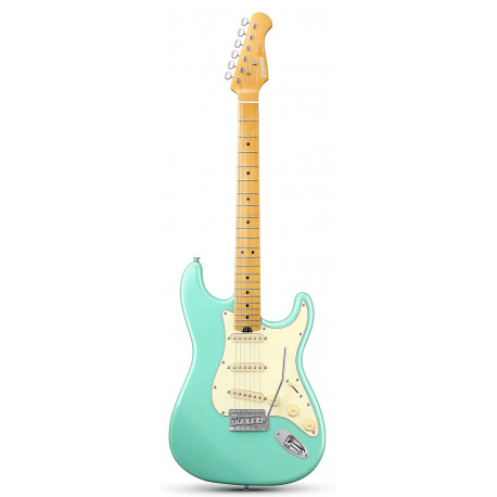 DONNER MUSIC DST-600 ELECTRIC GUITAR-SURF GREEN