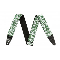 FENDER STRAP 2" HAWAIIAN STRAPS GREEN FLORAL