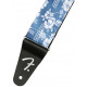 FENDER STRAP 2" HAWAIIAN STRAPS BLUE FLORAL