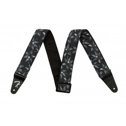 FENDER STRAP 2" HAWAIIAN STRAPS BLACK FLORAL