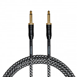 CASCHA CCP-G2SBK6 (PROFESSIONAL LINE GUITAR CABLE, TWEED BLACK, 6 м)