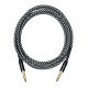 CASCHA CCP-G2SBK6 (PROFESSIONAL LINE GUITAR CABLE, TWEED BLACK, 6 м)