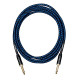 CASCHA CCP-G2SBL3 (PROFESSIONAL LINE GUITAR CABLE, TWEED BLUE, 3 м)