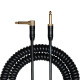 CASCHA CCA-G2BK6 (ADVANCED LINE GUITAR CABLE CURLY, BLACK, 6 м)