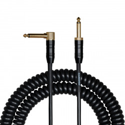 CASCHA CCA-G2BK6 (ADVANCED LINE GUITAR CABLE CURLY, BLACK, 6 м)